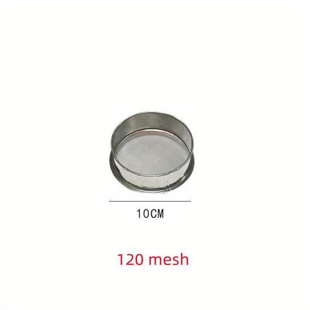 TEMU Stainless Steel Glaze Sieve For Pottery, Ceramic Supplies – 1pcs Uncharged Fine Mesh Filter Screen For Clay & Glaze Pigments – Polymer Clay Modeling & Pottery Art Tools