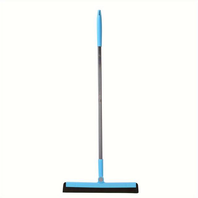TEMU Floor Squeegee Wet Room Tile Cleaning Foam Wiper Blade Extendable Handle Broom