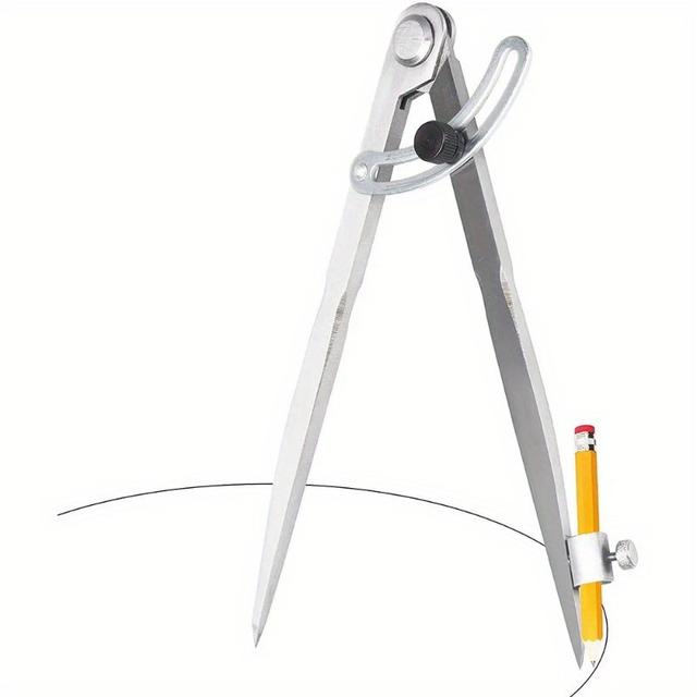 TEMU Woodworking Compass Drawing Carpenter Compass 100mm-300mm Tool Design Layout Tool For Drawing Drafting