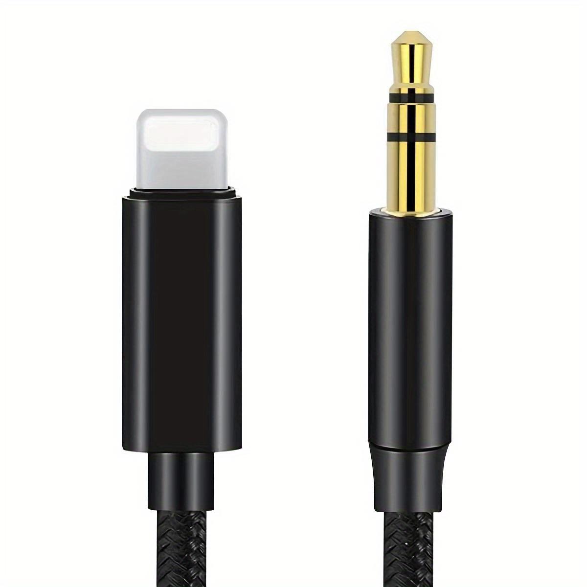 TEMU 8 Pin AUX Audio Kábel 3,5 mm Jack Hangszórókábel iPhone 14 11 Autós Fejhallgató Aux Átalakító Audiokábel