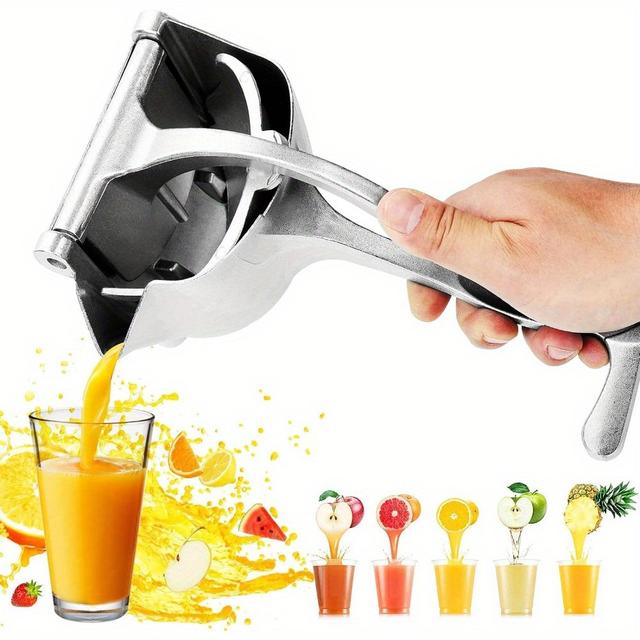 TEMU Manual Squeezer Heavy-duty Alloy Manual Fruit Citrus Juicer Extractor Single Hand Squeezer Extractor Tool For Extracting Orange Lemon Squeezer Manual