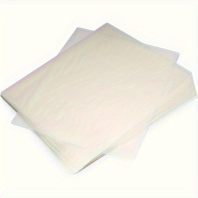 TEMU 100pcs Transparent Laminated Paper, A4 Laminated Film/a5 Laminated Film, Thick Each Sheet - Suitable For Diy Crafts And