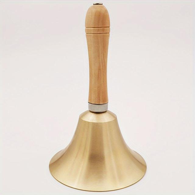 TEMU A Single Piece Of Hand Bell Produces Sound For Kindergarten Class, Featuring A Bell Elderly Individuals