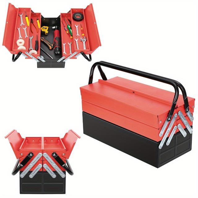 TEMU de herramientas de metal profesional de resistencia con tres niveles y bandejas
