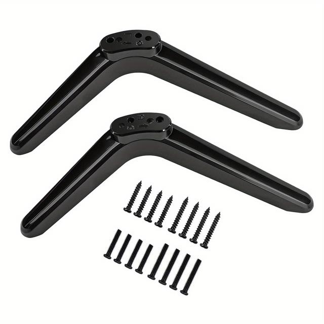 TEMU Tv Stand Tabletop For 32 To 55 Inch With Screws Mount For Lcd Flat Screen Tv