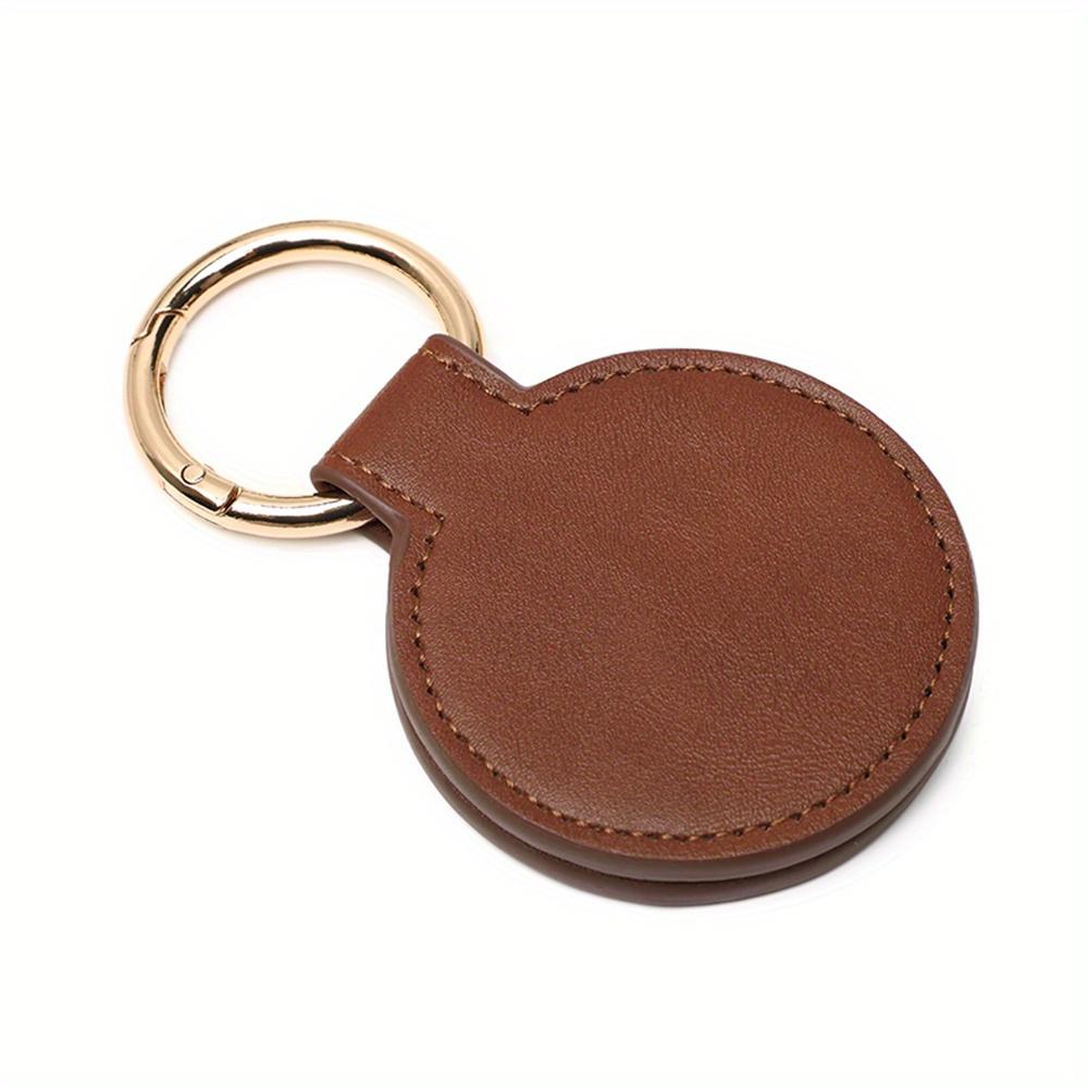 TEMU 1pc Nyxia Round Magnetic Hat Clip, Portable Non-stretch Hat Keeper For Travel, Backpack Luggage Accessory, Hand Washable, For - /light Brown