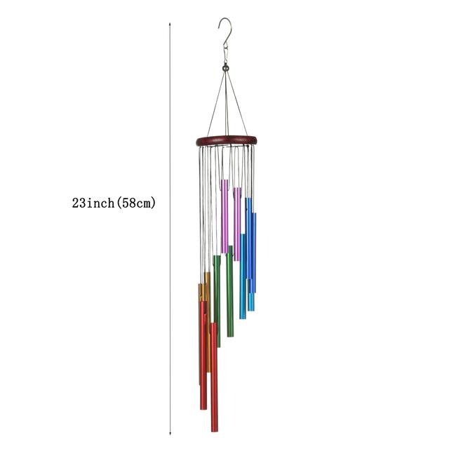 TEMU 1pc Aluminum Wind Chimes For Outdoor Decor And