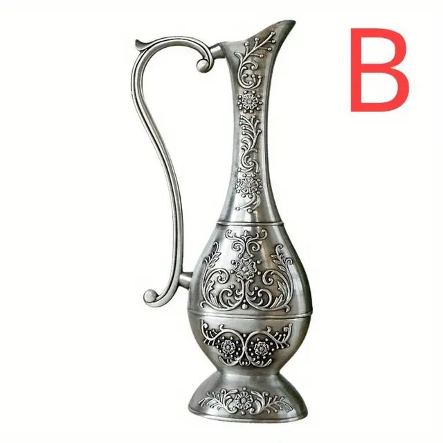 TEMU de Flores Metálico Vintage, Decorativo de Flores, Vintage, Artesanal, Decoración de Hotel para Regalos de Decoración , , Oficina