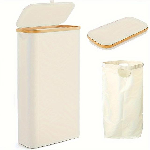 TEMU Gift Basket: 60l, Foldable Laundry Basket With Smooth Handles For Easy Carrying, Making It An For Home Storage And Organization, Laundry Baskets