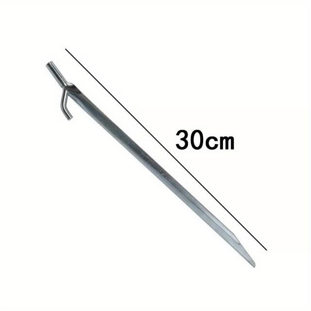 TEMU 20pcs Herrings Floor Anchor Earth Nails Tent Ground Anchor 30cm Tent Rings