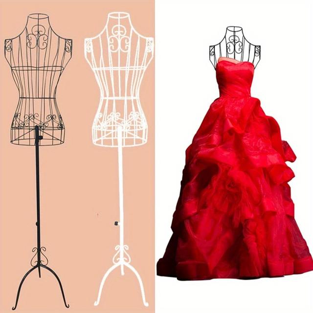 TEMU Adjust Female Stand Metal Iron Display