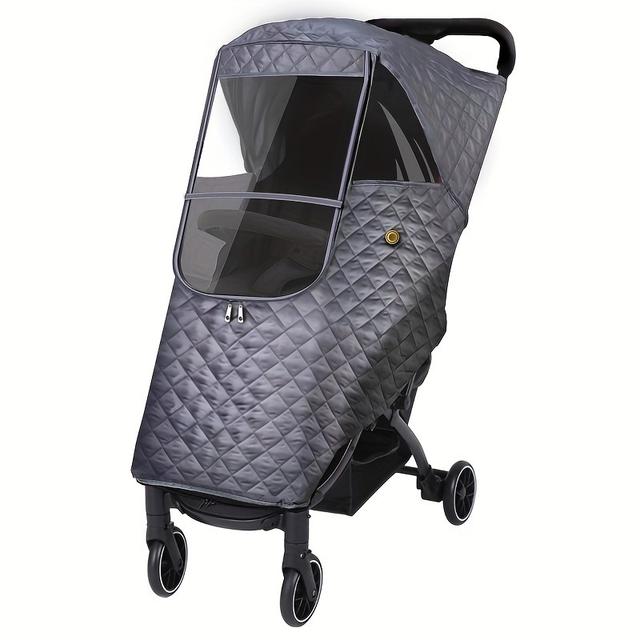TEMU 유모차 완벽한 방풍 및 방진 커버, 겨울철 사용에 적합