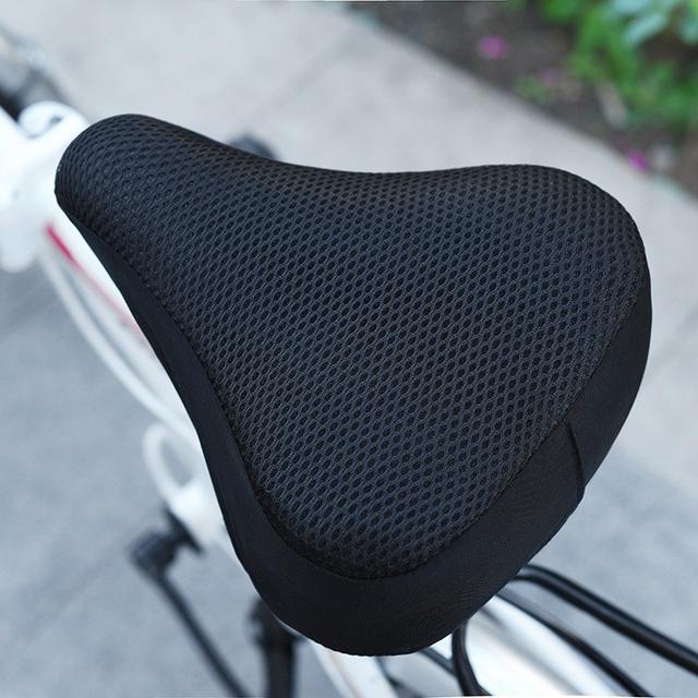 TEMU Cojín de Asiento + para Bicicletas de Carretera, Textil Tejido Transpirable y Duradero, Protector de Sillín Universal para Todas