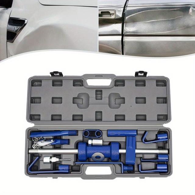 TEMU Beulentferner, Automobil-Hammer-Set mit Tragetasche – Schiebehämmer Beulenheber Set