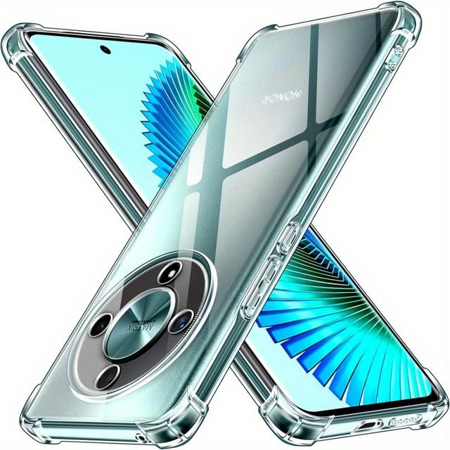 TEMU Fundas Suaves de TPU para Honor Magic6 Lite, Carcasa Transparente