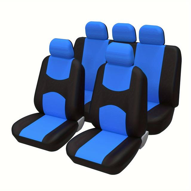 TEMU Car Seat Covers Full Set, Breathable Automotive Front And Rear Seat Covers, Automotive Seat Cover, Compatible With Most Cars