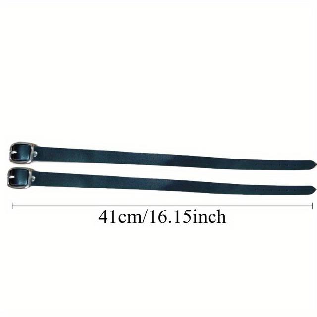 TEMU Un par de cinturones de cuero genuino para (sin )