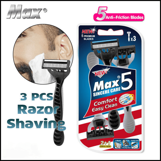 TEMU 3pcs Blades Razor Shaving Shaver Trimmer Easy Clean Disposable