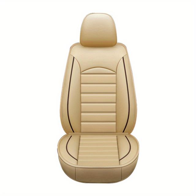 TEMU Universal Premium Leather Car Seat Covers 5-sits Luxury Vehicle Seat Cushion Protector Full Set Interior Accessories