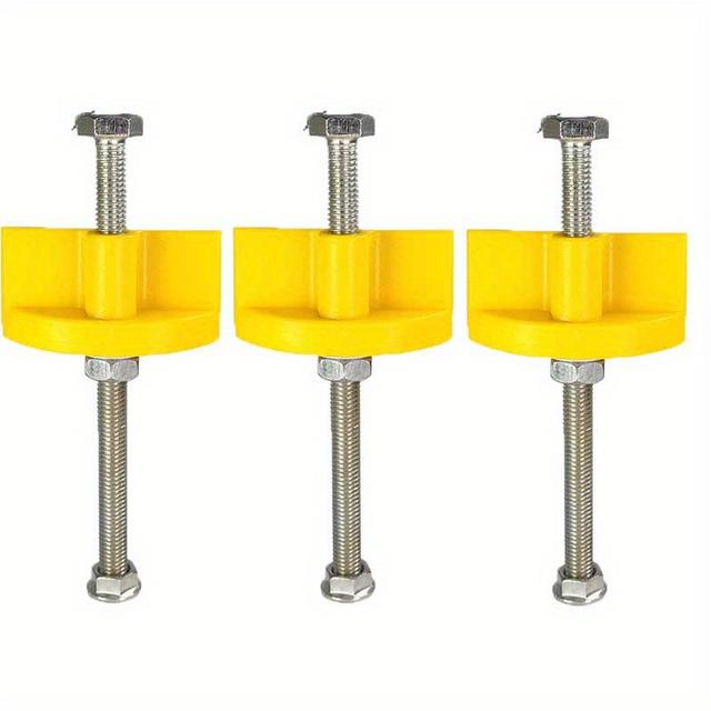 TEMU Набір з 3 ручних інструментів для позиціонування плитки для настінної плитки, регулятор висоти, нівелір, керамічний інструмент для підйому з дрібною різьбою