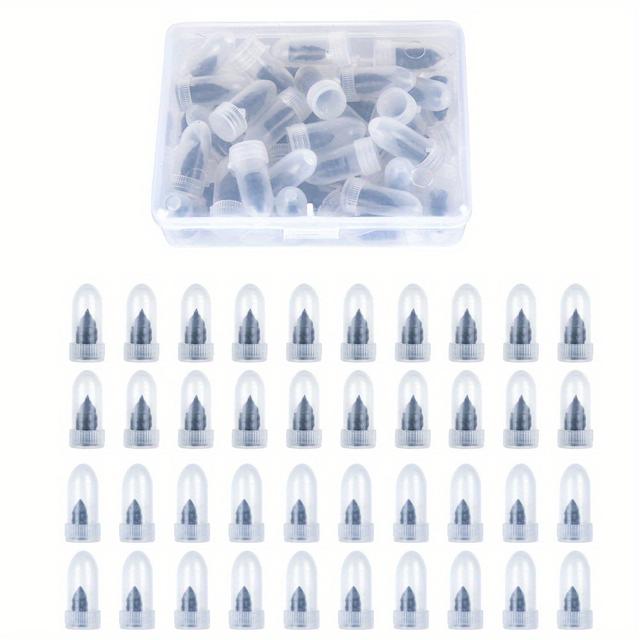 TEMU 40pcs (S 20pcs+L 20pcs) Kit de réparation de pneus ultime - Solution de réparation rapide avec clous en caoutchouc pour automobiles et motos - Emballé séparément pour plus de commodité