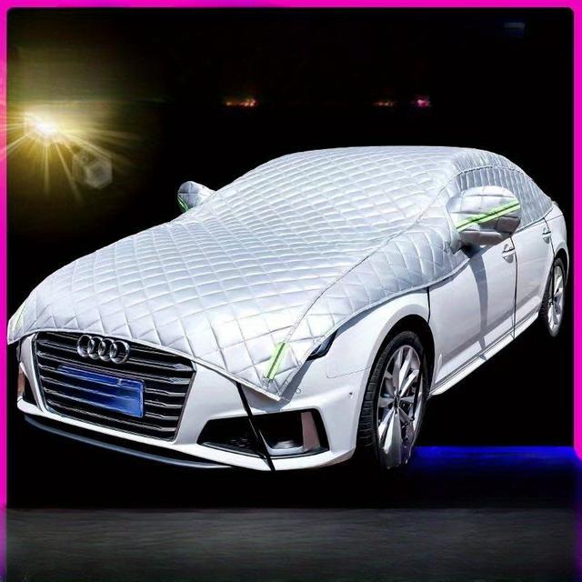 TEMU Allwetter-Autoabdeckung - Sonnenschutz, - & Schneebeständig, Verdicktes PE-, zu den meisten Modellen