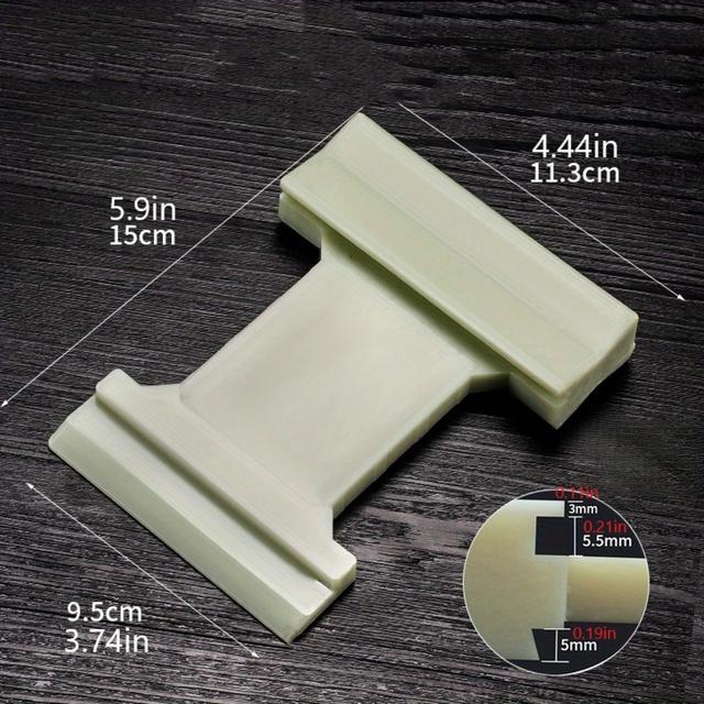 TEMU 4-in-1 Installation Kit For Laminate Flooring - Durable Nylon Block For Wood And Composite Floors, Precision Grooving Design