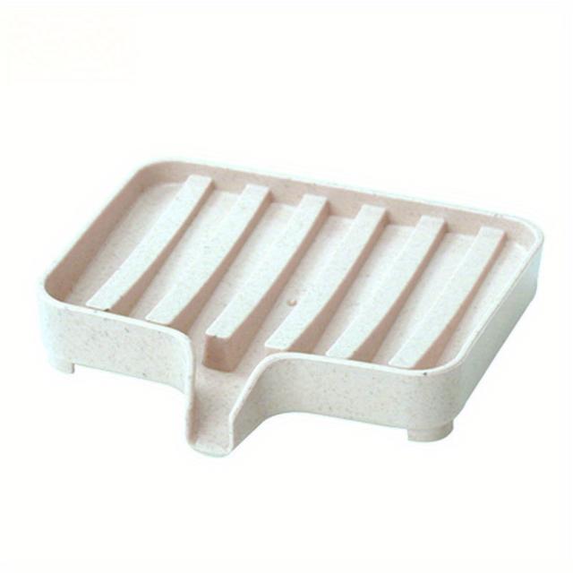 TEMU Automatic Drain Soap Holder, High Quality Soap Preserver, Suitable For Shower, Bathroom, Kitchen, Bathtub, Sponge Automatic Drain Preserver, Dry, Easy To Clean, Extends Soap Life, Shower Caddies
