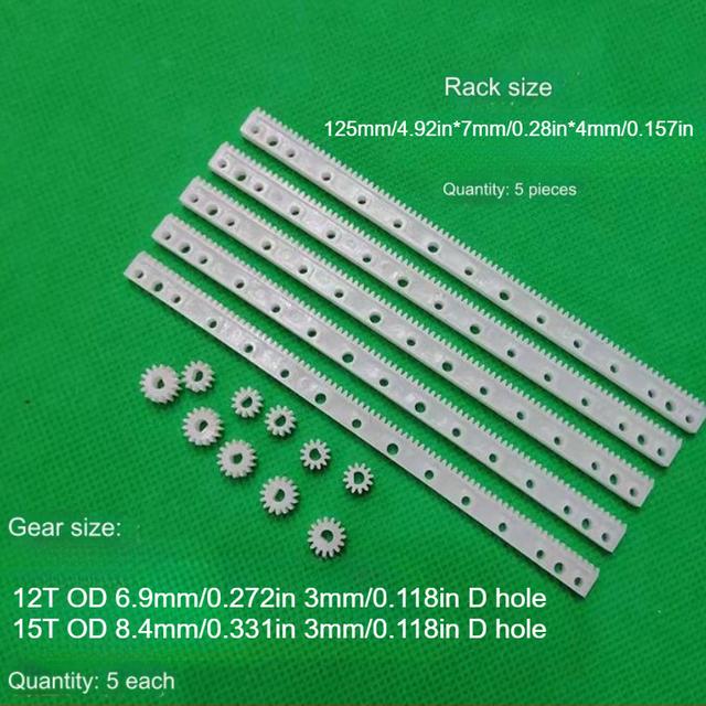 TEMU A Mechanical Kit With 5 Rails + 10 Gears For "moving Science" At Home
