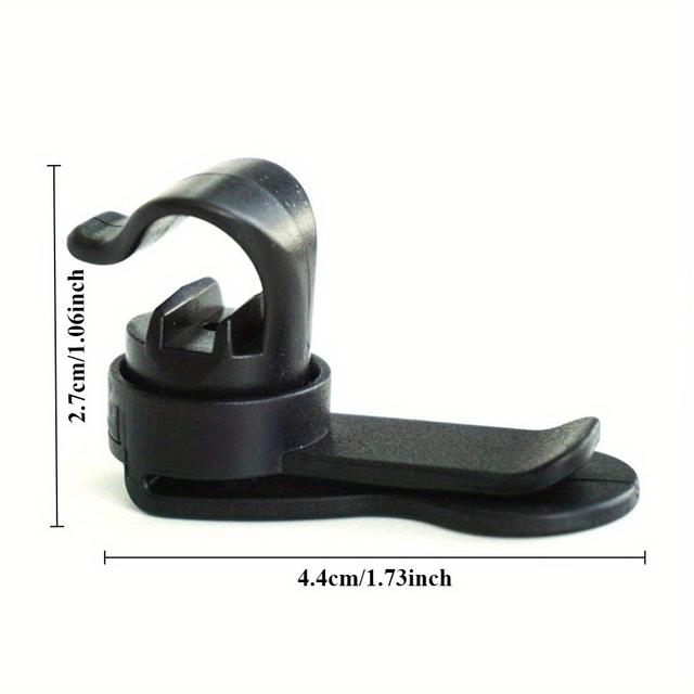 TEMU 1pc Hiking Backpack Hydration Hose Clip With Rotatable Magnetic Holder - Glass & Metal Construction, Secure Clamp For Water Bladder Tubes, Adjustable Straps For , Backpacking Gear, , Construction