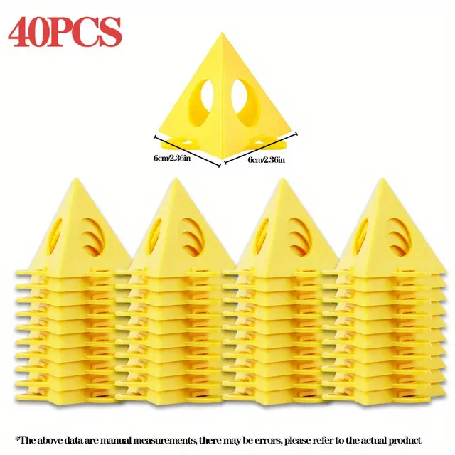 TEMU Yellow Triangle Stand, Detachable Pyramid Woodworking Stand, Triangular Paint Stand, Woodworking Frame Elevated Painting Pad, Pyramid Scaffold, Suitable For Crafts And Diy Projects