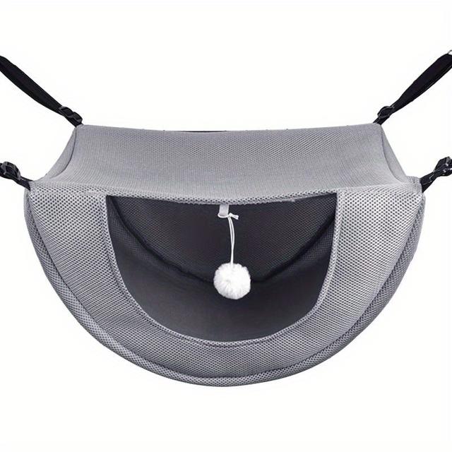 TEMU Breathable Mesh Suspended Pet Bed, Cat Hammock, Adjustable, Suitable For Indoor Use, Providing A For Cats