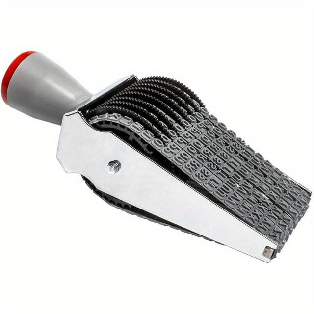 TEMU 8 Ziffern & 26 Buchstaben Rollstempel Englisch Alphabet Nummer Symbol Scrapbooking DIY Gummistempel Büro Tischdeko