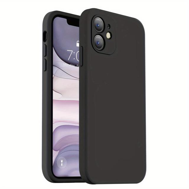 TEMU Slim Liquid Case For Iphone 12, Fully Covered Soft Protection