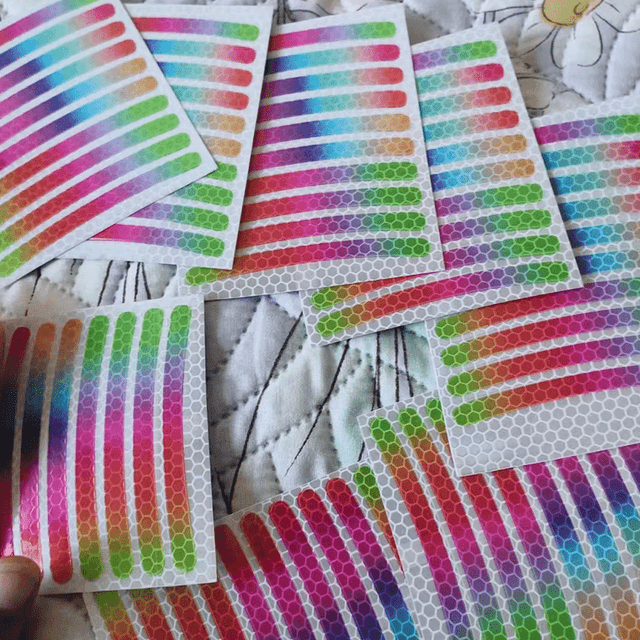 TEMU High-visibility Reflective Stickers For Bikes & Vehicles - Pvc, Nighttime Safety Accessories, Bike Stickers