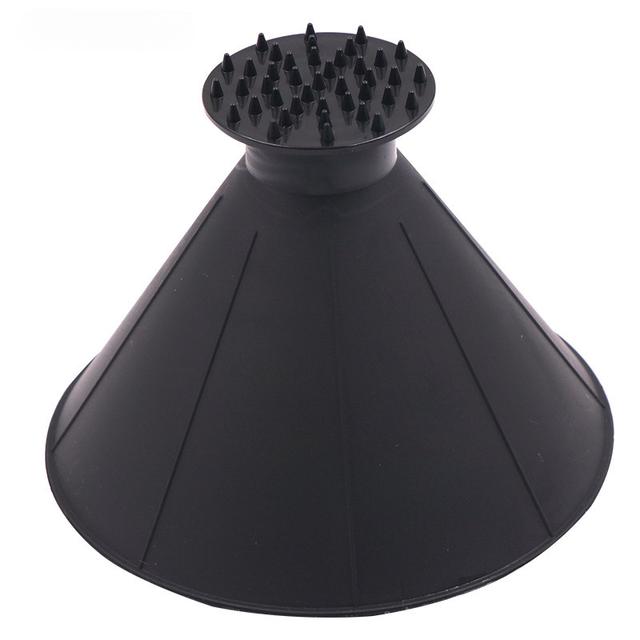 TEMU 1pc Car Window Windshield Scraping Oil Funnel Snow Shovel, Tool Scraping Winter Car Accessories