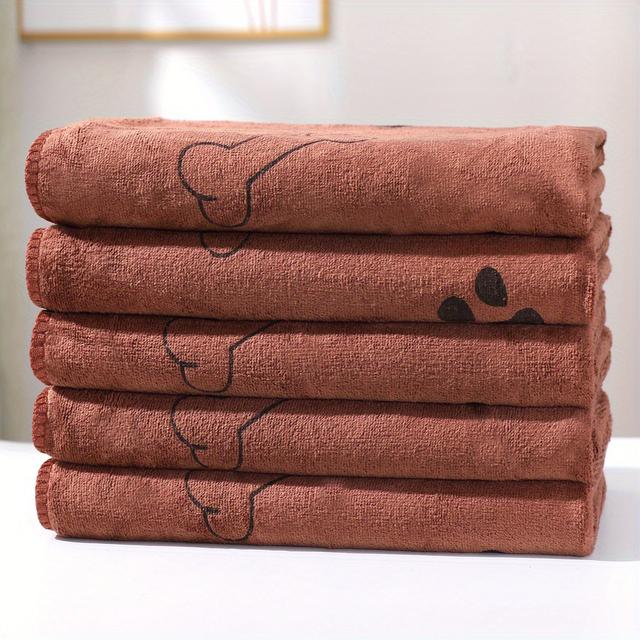 TEMU Мікрофібровий рушник для для собак, ультрапоглинаючий і швидковисихаючий, кісток і лап, машинне прання - підходить для порід і розмірів