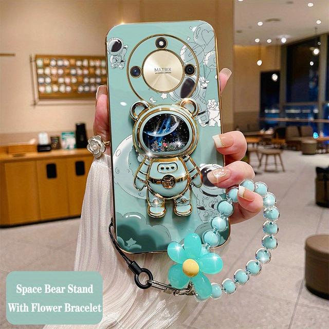 TEMU حافظة للهاتف هونور X9B بتصميم فضاء لطيف مقاوم للصدمات