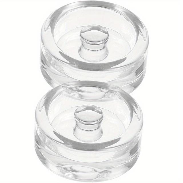 TEMU 2pcs/6pcs Fermented Glass Weights Mason Tank Lids Small Fermenting Weights Mason Jars Lids Heavy Fermenting Lids Lids Lid Pickle Jar Multifunction