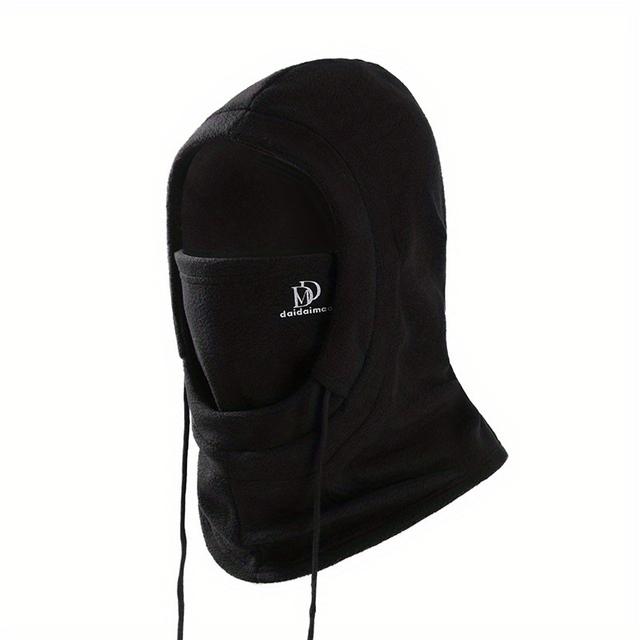 TEMU 1pc Hat For Autumn And Winter, Men's Pullover Hat With Warmth, Fleece , Outdoor Cycling Ear Protection Hat.