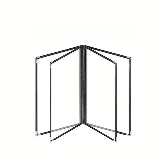 TEMU A4 Pvc Menu Covers Set, Book Clear Sleeves, Durable Catering Menu Display Folder