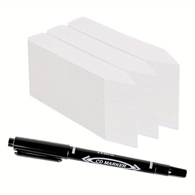 TEMU 300ks plastových značek na rostliny, vodotěsné zahradní štítky s , identifikační štítky na sukulenty a ovocné stromy, venkovní dekorační nástroje pro rostliny v květináčích