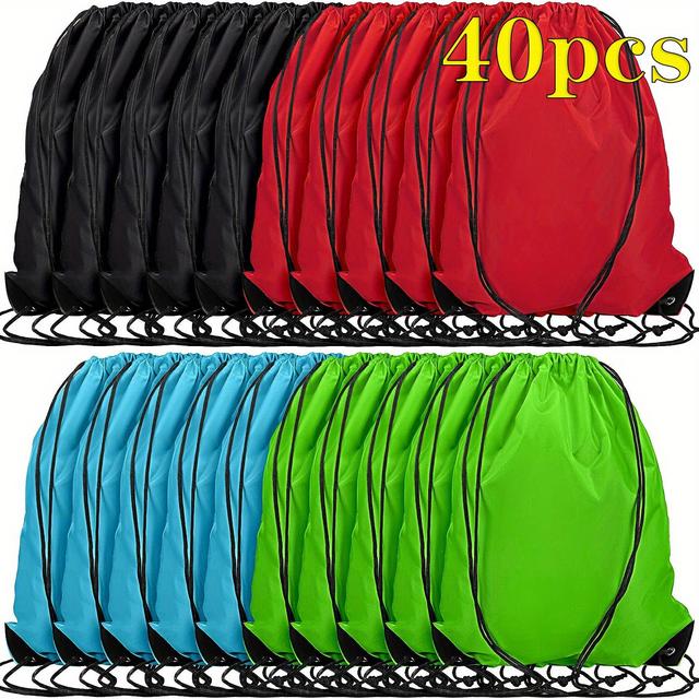 TEMU 10//40 Unisex Drawstring Backpacks, Suitable For Gym And Outdoor Activities As Sports Storage Bags.
