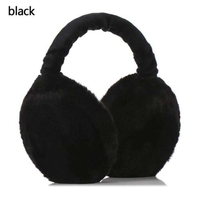 TEMU Ultra Soft Plush Earmuffs - Foldable, Warm, Comfortable, Cold-resistant, Unisex Design For Winter Outdoor Activities, Hand Washable, Winter Accessories | Plush Texture | Construction, Ear Muffs