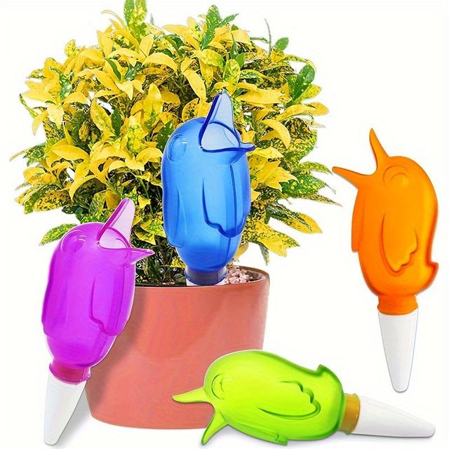 TEMU 1 Set Of 4 Pieces, Self-watering Tassels, Plant Water Ball Automatic Drip Self-watering Piles, Indoor And Outdoor Plant Wet , Bird Shaped