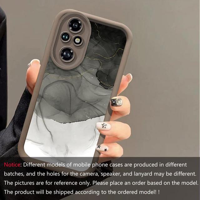 TEMU حافظة سيليكون Smudge For Honor 200 بتصميم أنيق مثالي للارتداء اليومي