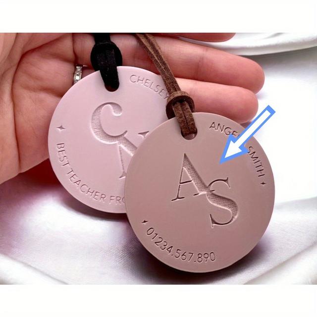 TEMU سحر حقيبة أكريليك مخصص - إكسسوار أنيق شخصي للنساء، مثالي للهدايا والمناسبات الخاصة