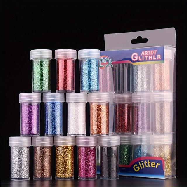 TEMU 12-color 10g Glitter Set, Suitable For Resin Crafts, Handmade Projects, And Diy