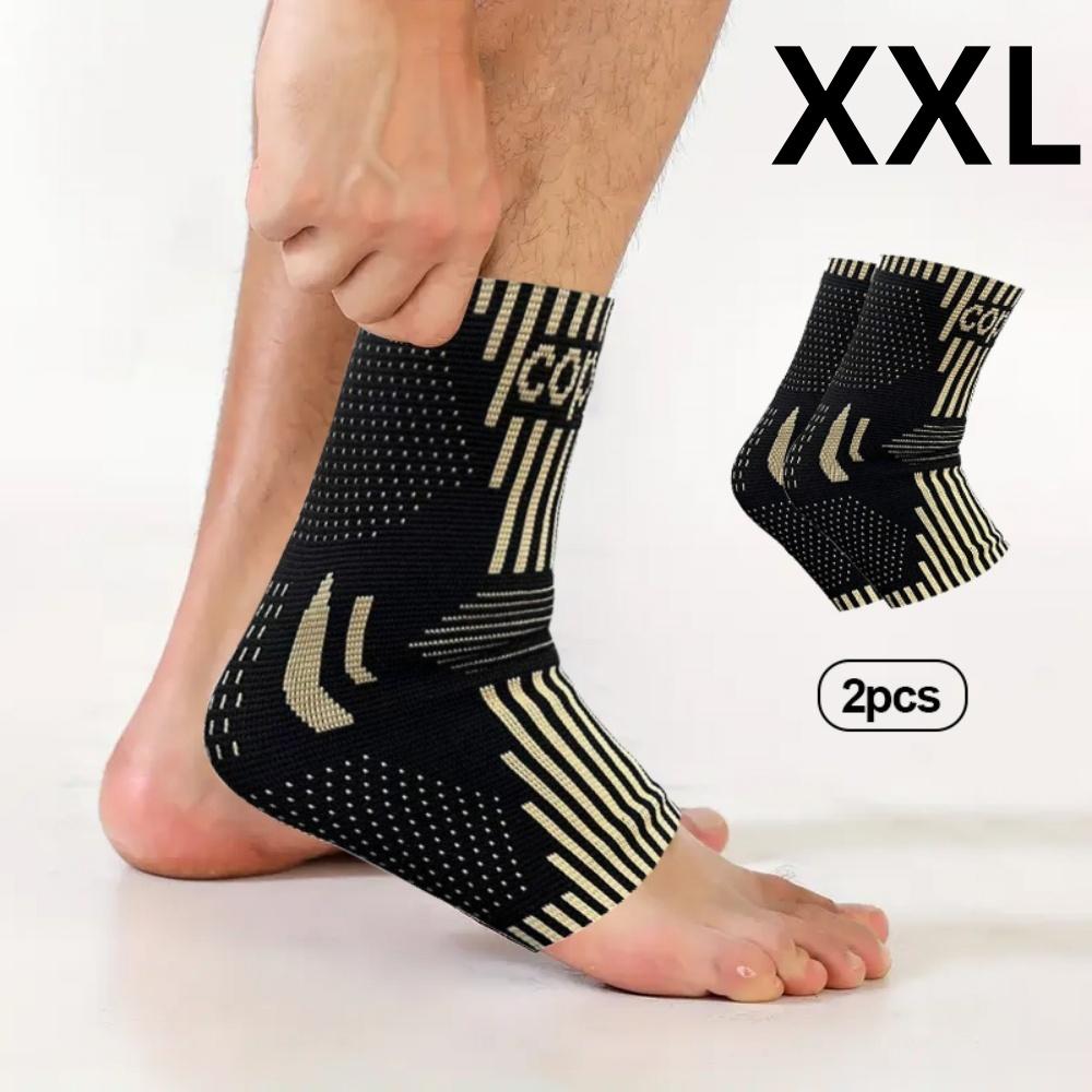 TEMU 2pcs Ankle Brace, Breathable Elastin Ankle Compression Sleeve For Everyday Use