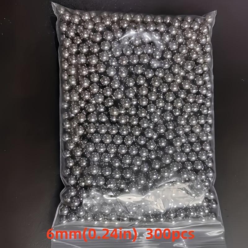 TEMU 300pcs Of 6mm (0.24 Inch) High Carbon Steel Spheres - Precision-coated Bearing Spheres, Beads, Ideal For Industrial Applications